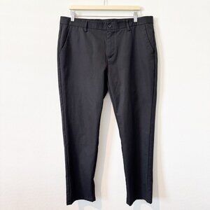 Plaid & Plain Men's Black Dress Pants Slacks Business Casual Wedding Office Work